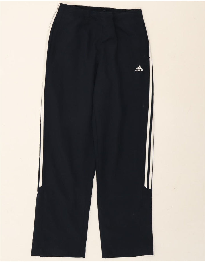 Calça de treino feminina Adidas UK 12 poliéster azul marinho médio