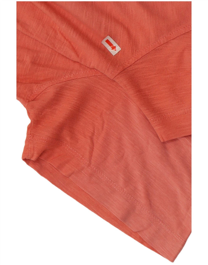 Camiseta masculina Timberland Regular Fit Top Médio Algodão Laranja