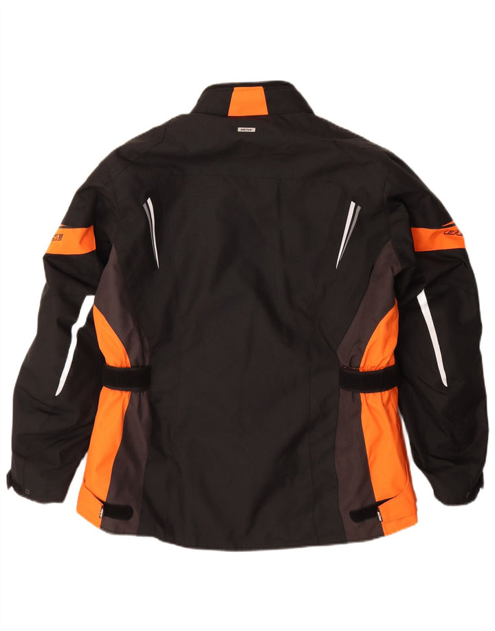 Jaqueta masculina Buse Graphic Racer tamanho 44 grande bloco colorido preto