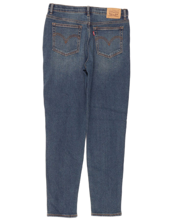 Jeans skinny jeans femininos Levi's 15-16 anos W30 L28 algodão azul