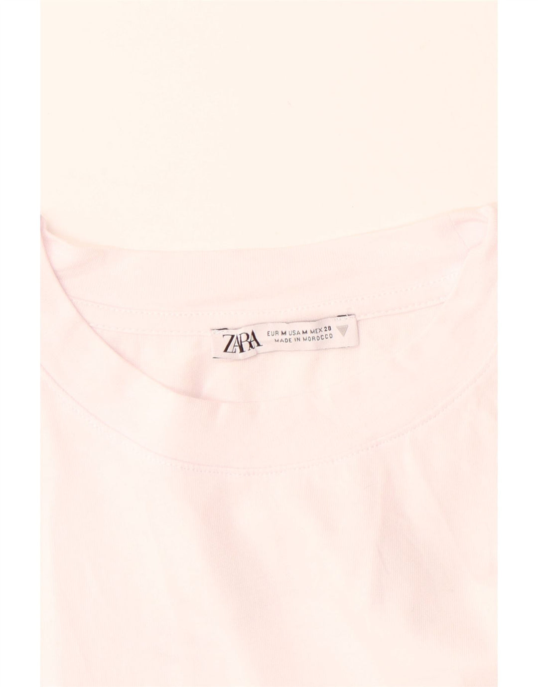 Camiseta masculina gráfica ZARA Top médio algodão branco