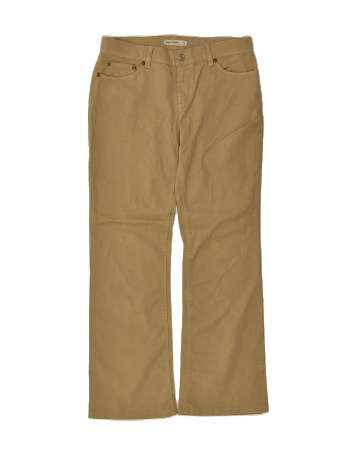 HENRY COTTONS Womens Bootcut Casual Trousers W30 L30  Brown Cotton | Vintage Henry Cottons | Thrift | Second-Hand Henry Cottons | Used Clothing | Messina Hembry 
