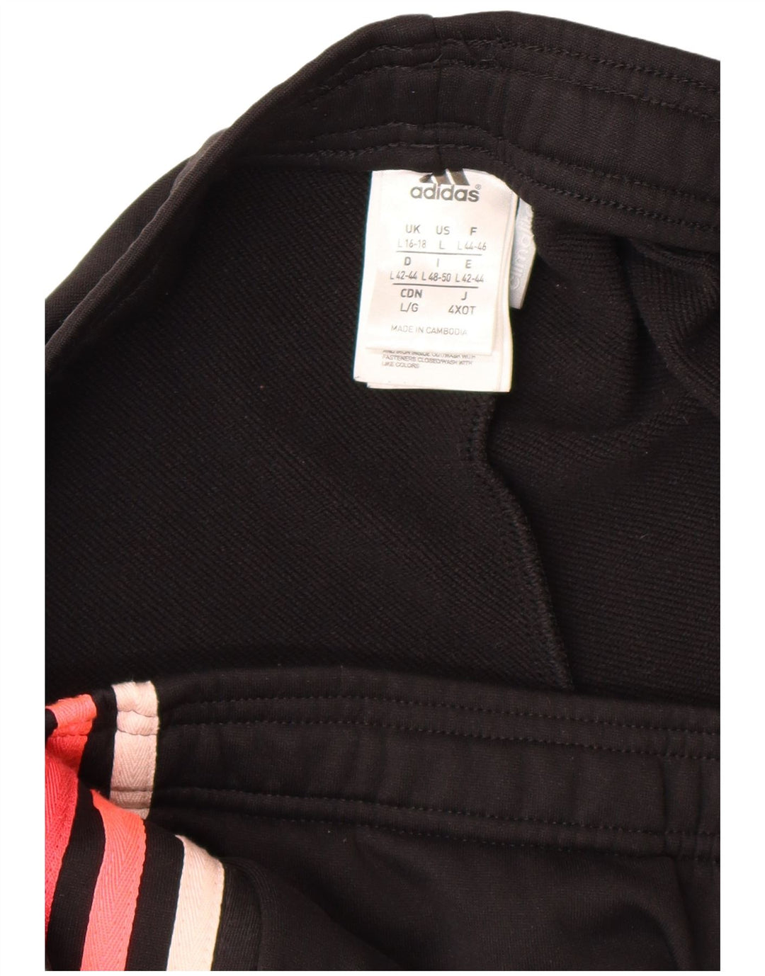 Calça Adidas Climalite Feminina UK 16/18 Grande Poliéster Preto