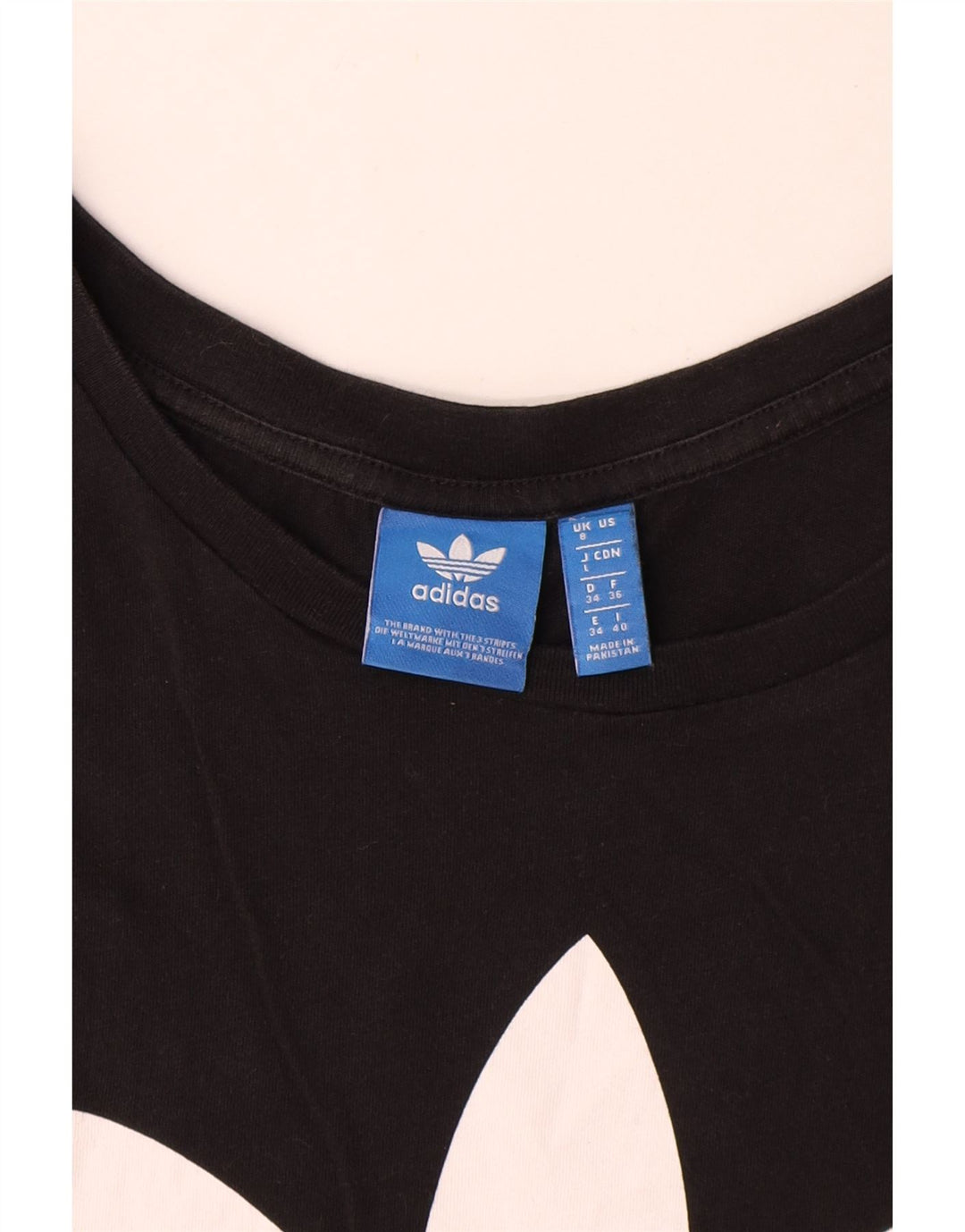 Adidas Womens Graphic Vest Top UK 8 Pequeno Preto