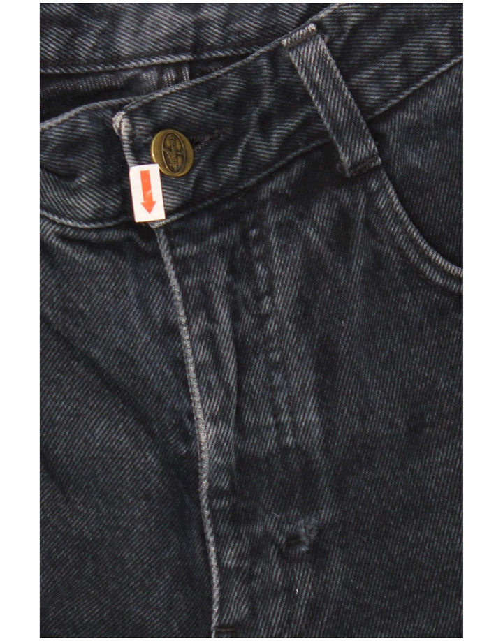 TRUSSARDI Calça jeans masculina cônica W29 L29 algodão azul marinho