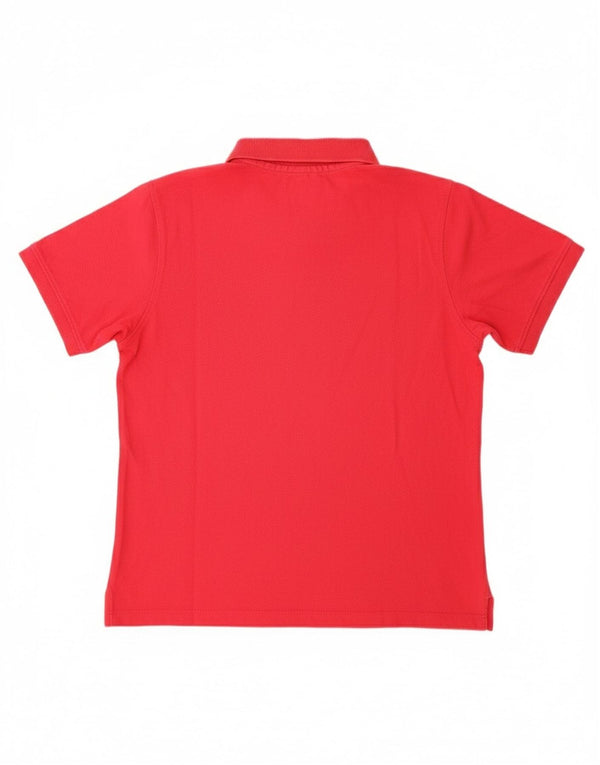 Camisa polo feminina Jack Wolfskin Reino Unido 14/16 grande algodão rosa