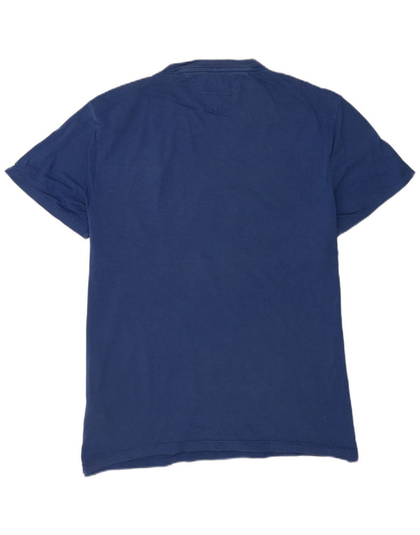 Tommy Hilfiger Camiseta masculina gráfica Top XL Azul marinho Colourblock