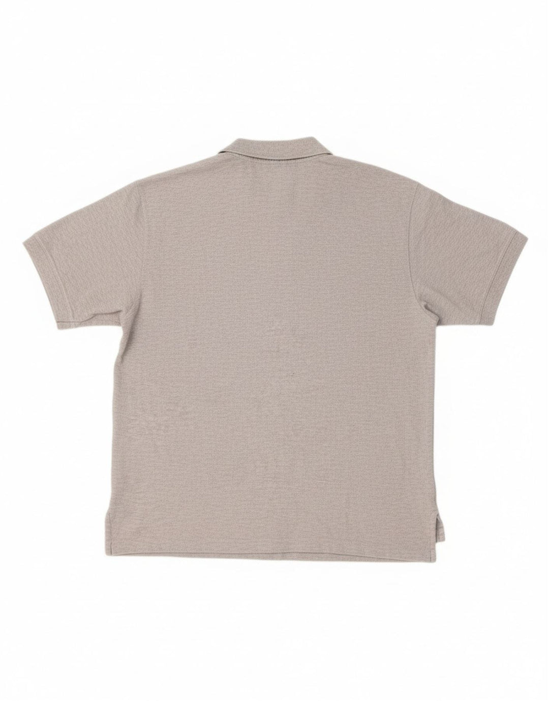 Camisa polo masculina L.L.BEAN grande algodão cinza