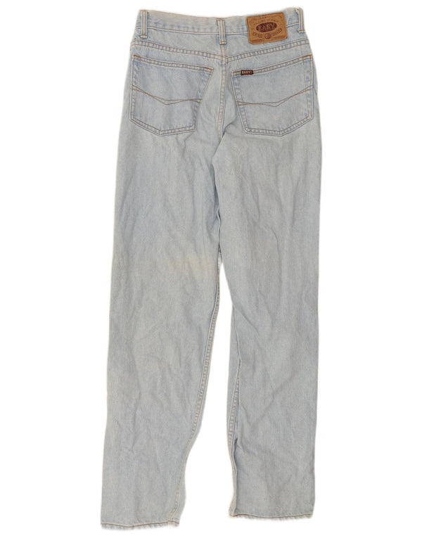 Marca registrada masculina jeans retos W30 L32 algodão azul