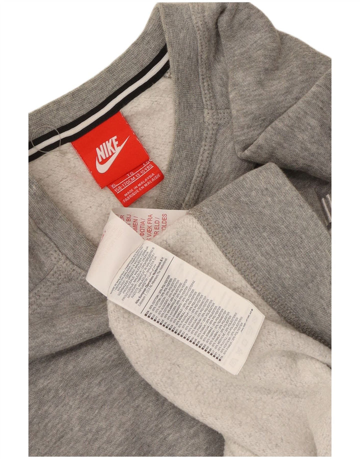 Moletom Nike Boys Jumper 13-14 Anos XL Cinza Algodão