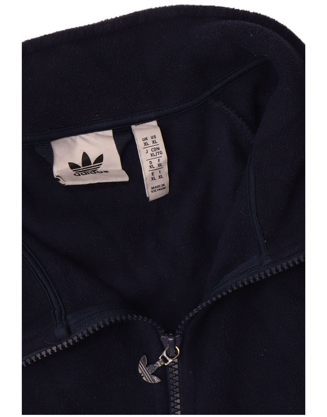 Jaqueta ADIDAS Masculina Graphic Fleece UK 42 XL Azul Marinho Poliéster