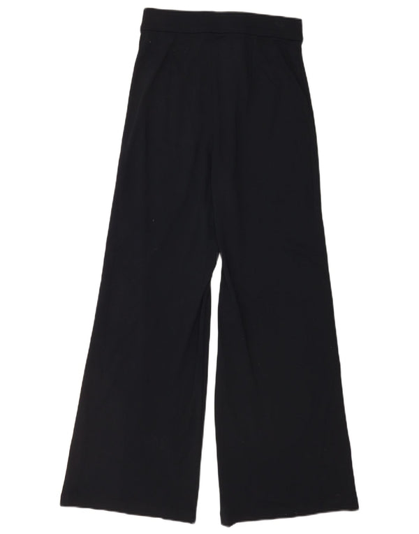 Calça feminina de cintura alta Marks & Spencer Reino Unido 8 pequena W26 L28 azul marinho