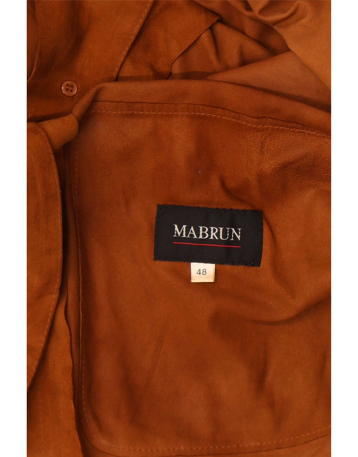 Jaqueta de camurça feminina Mabrun IT 48 XL bege