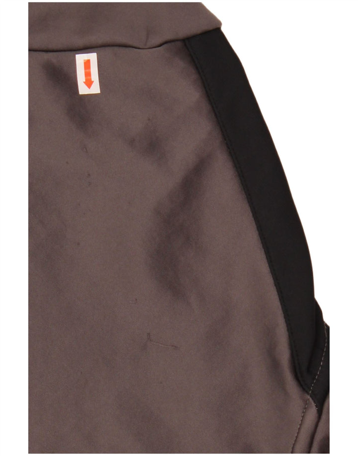 Canterbury Mens IRFU moletom com capuz grande cinza colorblock poliéster