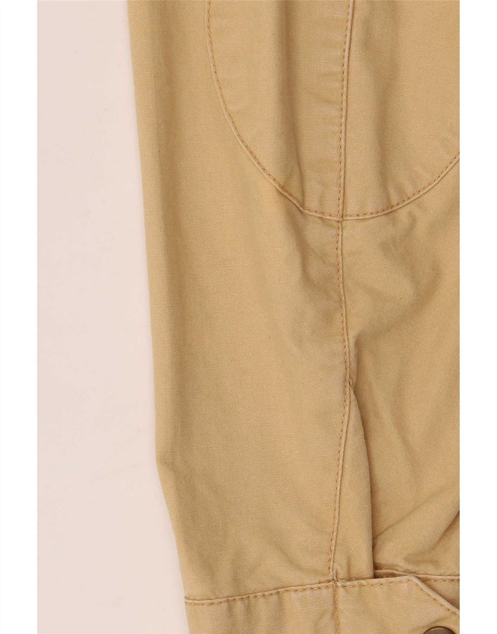 Jaqueta utilitária masculina vintage UK 36 pequena bege