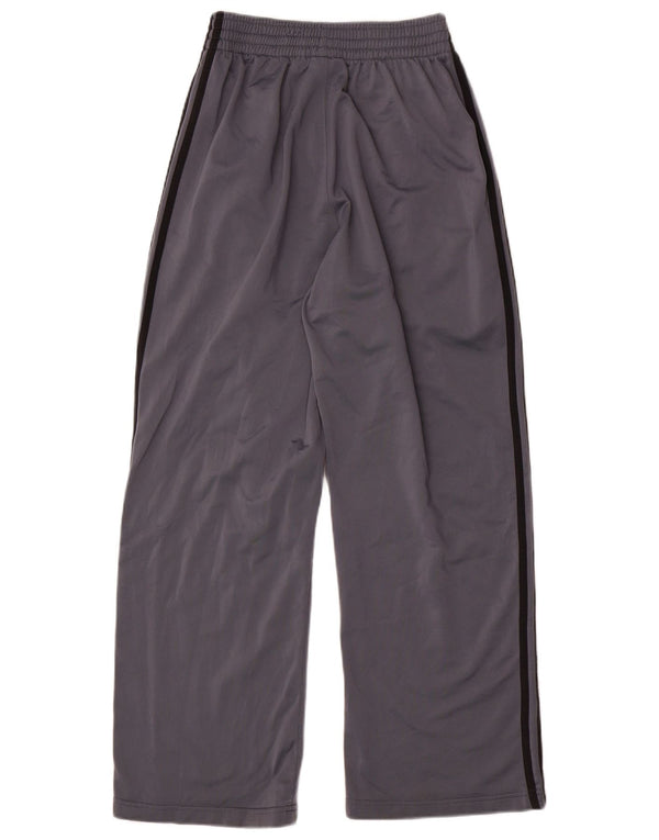 Calça de treino masculina Adidas pequena cinza poliéster