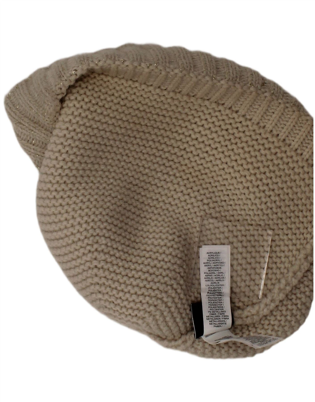 Boné feminino Nike Knit Bobble tamanho único bege acrílico moderno