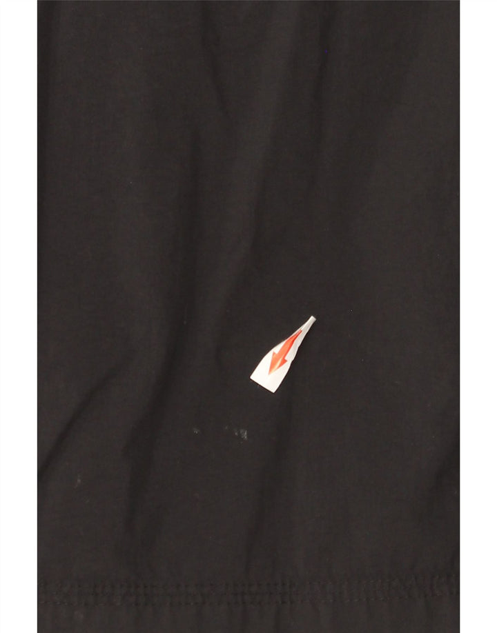 Jaqueta de chuva feminina Umbro Graphic UK 14 médio preto nylon