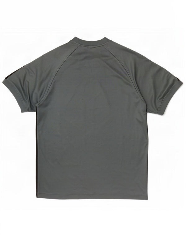 Camiseta masculina Nike Top médio verde colorblock poliéster