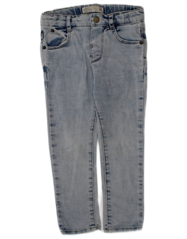 Zara Boys Jeans Slim 2-3 Anos W20 L13 Azul Algodão