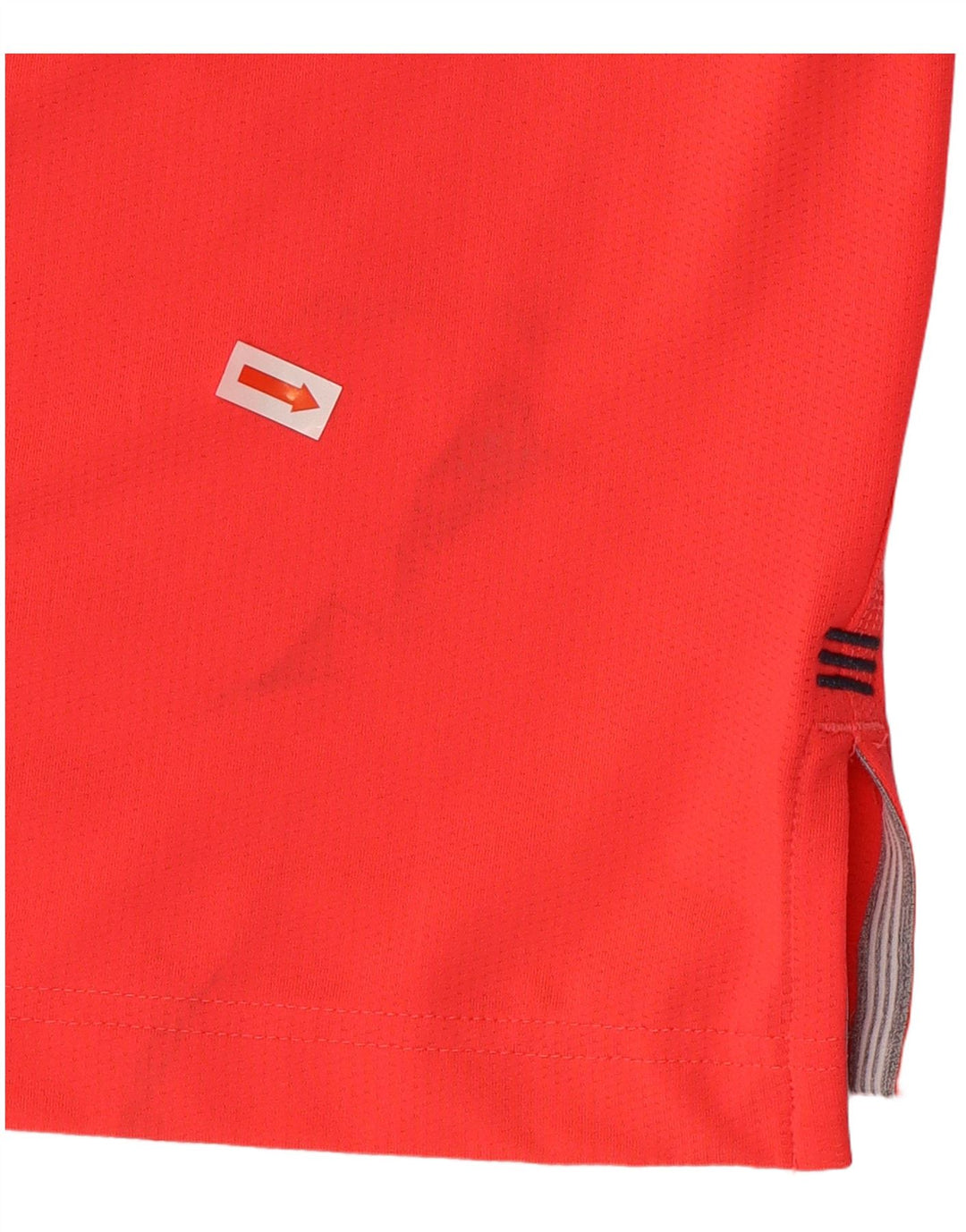 Adidas Mens Climacool Polo Shirt Médio Vermelho Colorblock Poliéster