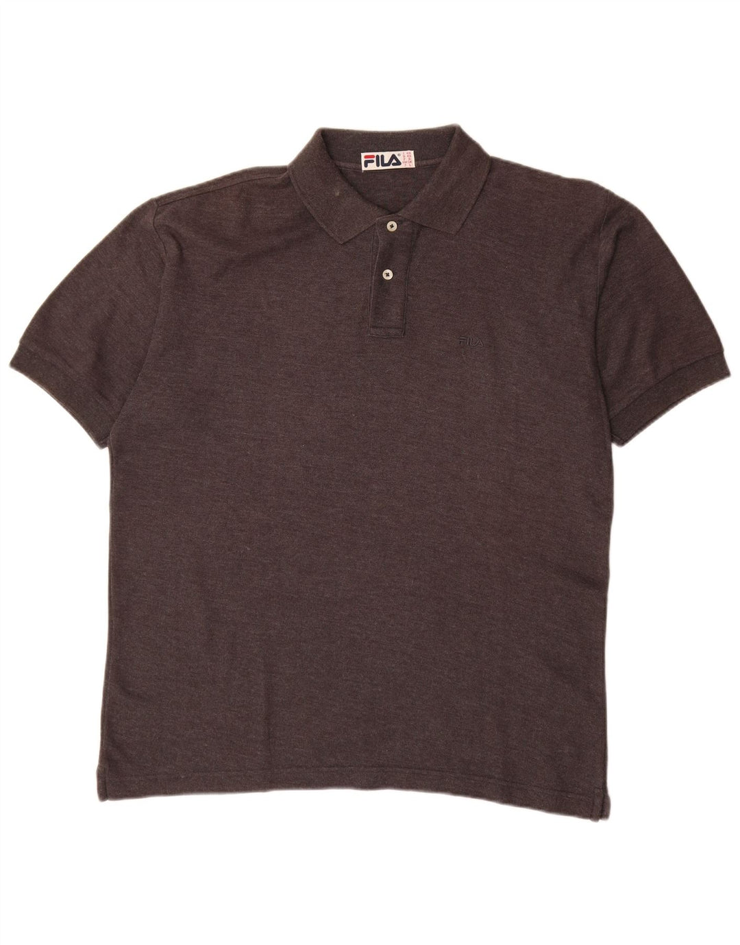 Camisa polo masculina FILA IT 48 algodão marrom médio