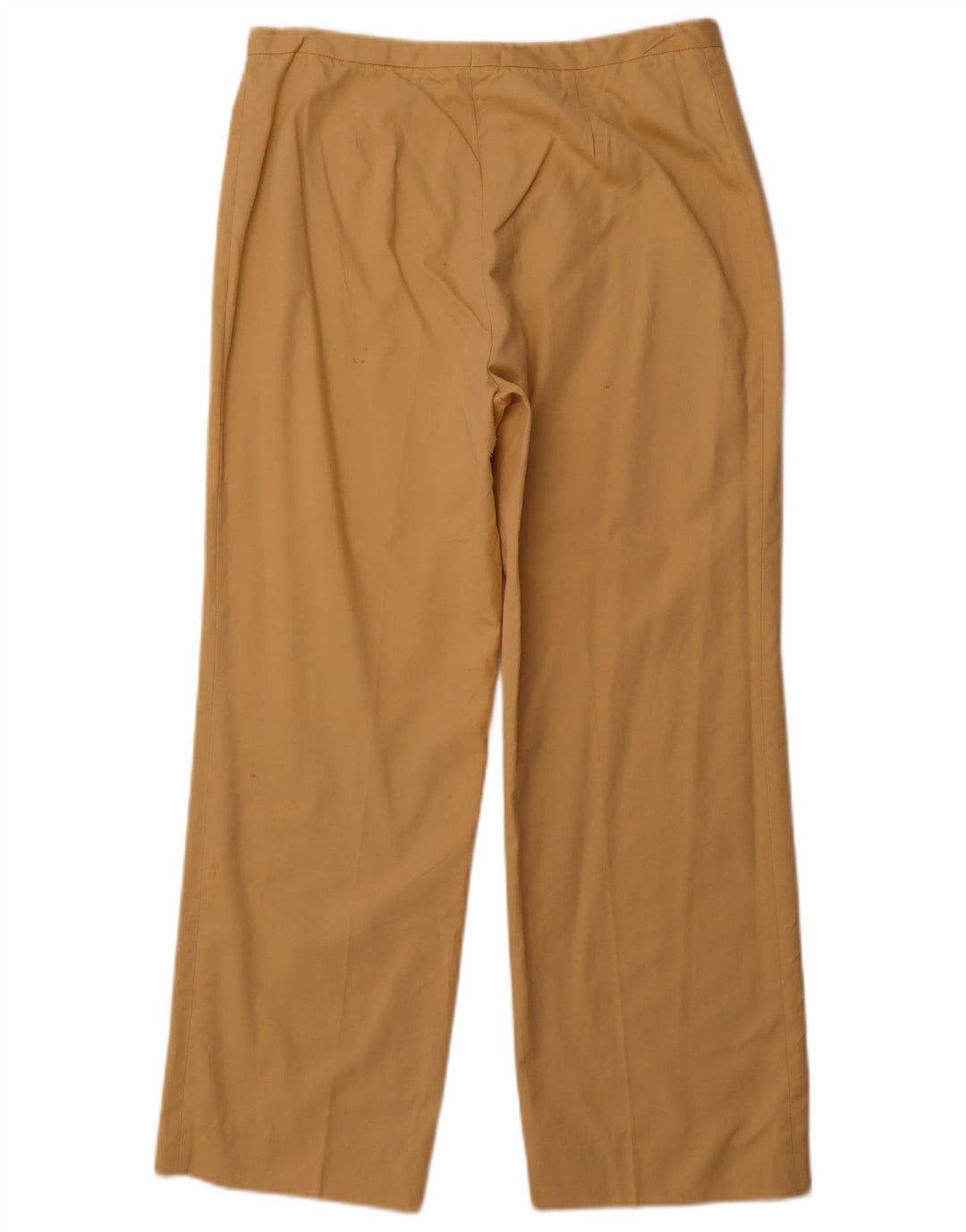 Calça de terno reto feminino BURBERRY Reino Unido 14 grande W32 L28 bege