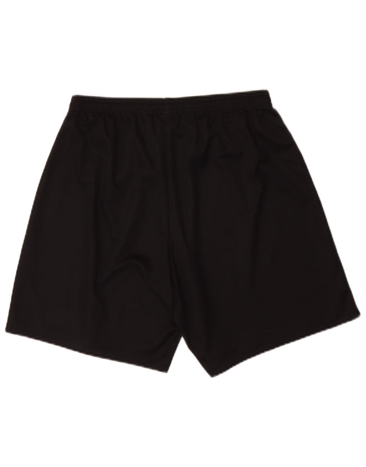 Shorts esportivos masculinos Adidas médio preto poliéster