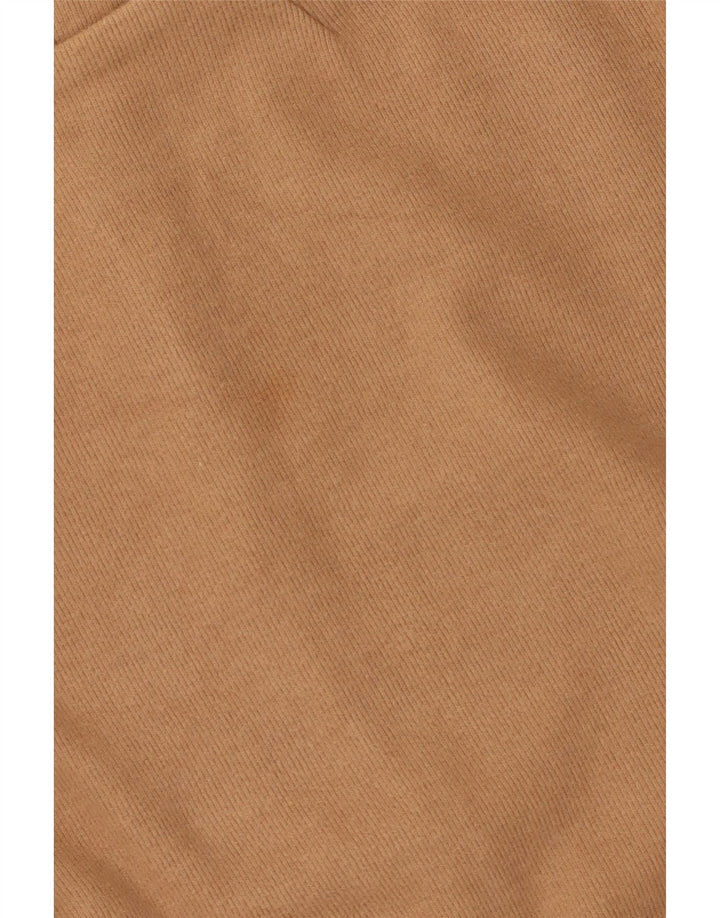 Vestido feminino Marks & Spencer Reino Unido 12 algodão marrom médio