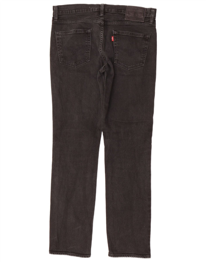 Calça Jeans Levis 511 Slim Masculina W33 L32 Cinza Algodão