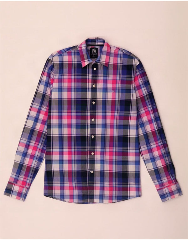 Crew Clothing Mens Shirt Small Multicoloured Check Cotton