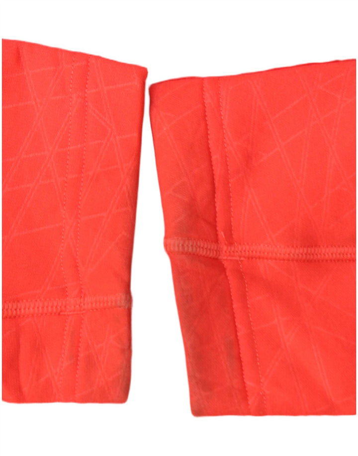 Under ARMOR Jaqueta masculina de agasalho grande poliéster geométrico vermelho