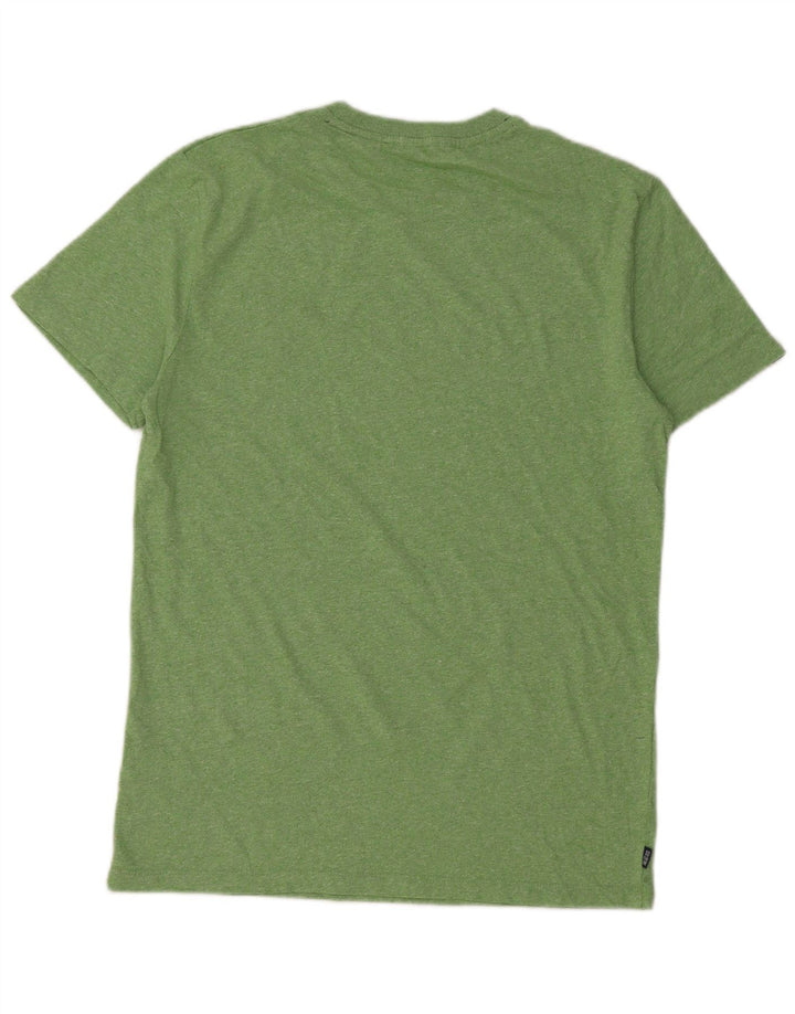 Camiseta masculina Superdry Top médio algodão verde
