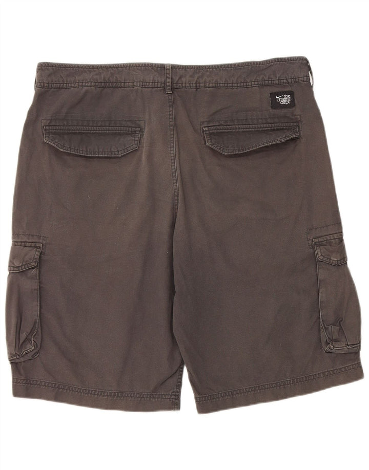 Shorts cargo masculino Nike W34 grande algodão cinza