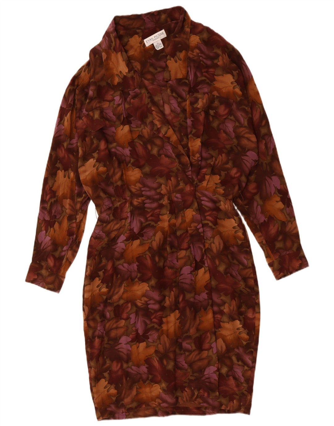 Vestido bodycon feminino EVAN PICONE Reino Unido 14 médio floral multicolorido