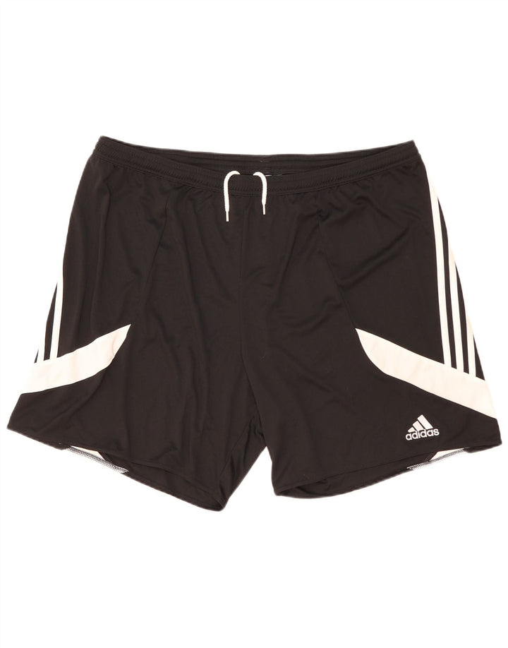 Adidas Masculino Climalite Sport Shorts 2XL Preto Colorblock Poliéster