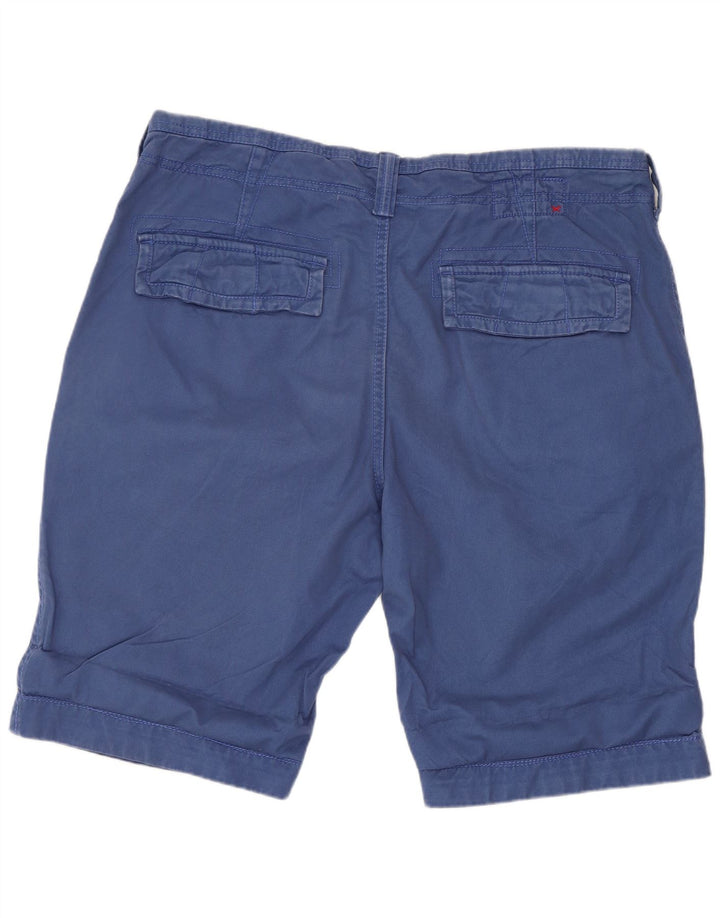 Shorts Chino Masculino Fat Face W36 Grande Algodão Azul
