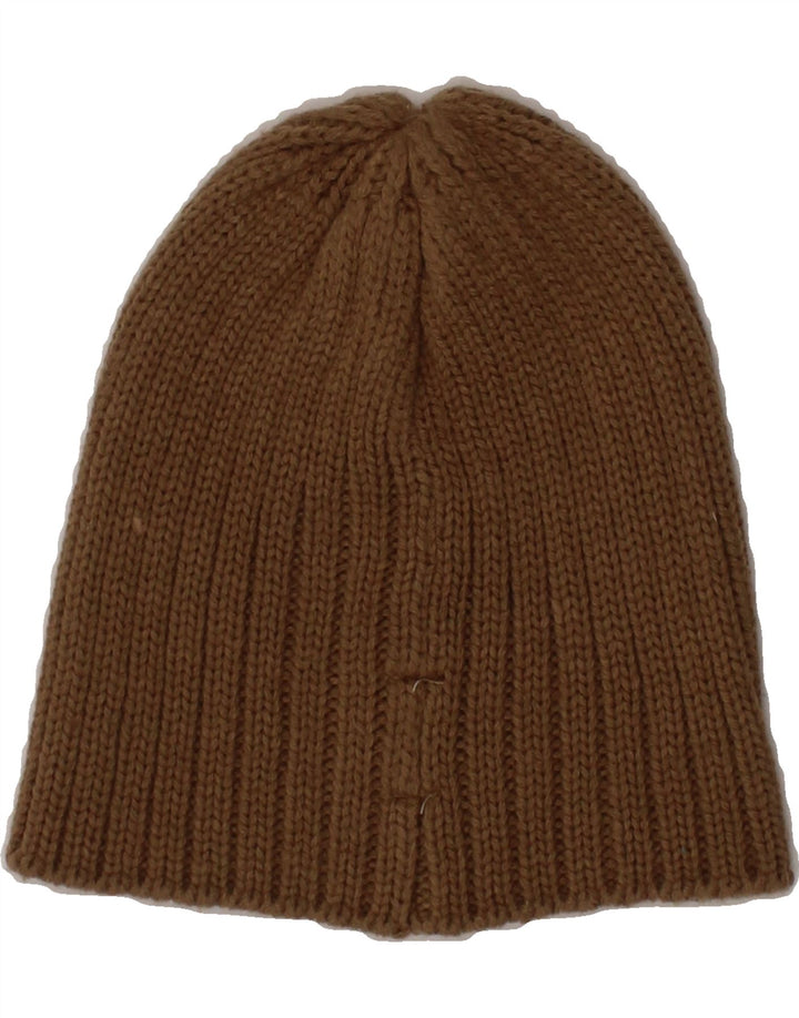 CHARRO Womens Beanie Hat One Size Brown Acrylic Vintage Charro and Second-Hand Charro from Messina Hembry 