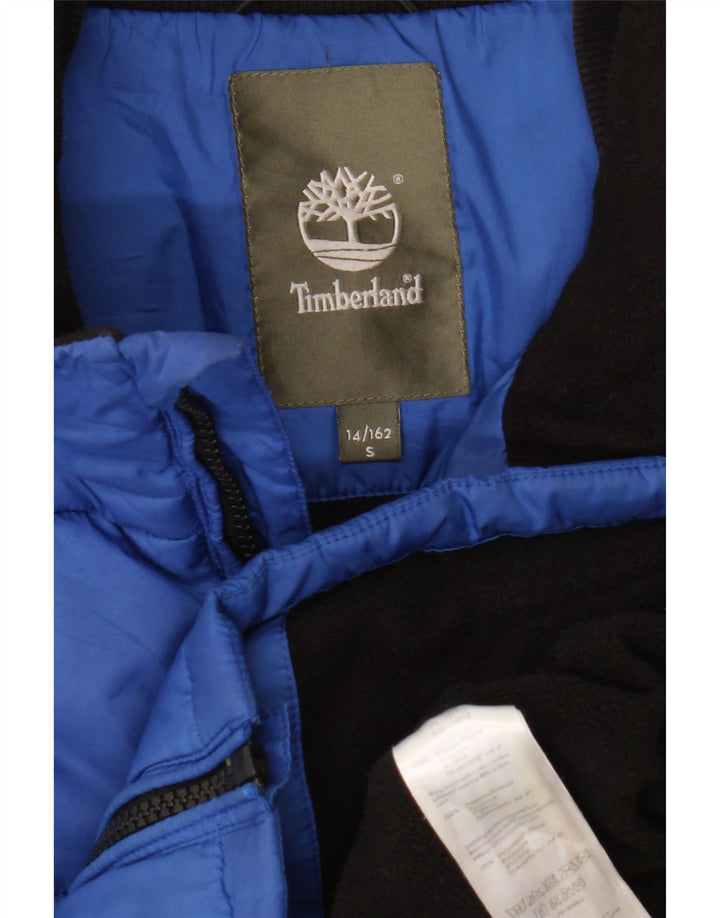 Colete Timberland Boys Padded 13-14 Anos Pequeno Azul Poliéster