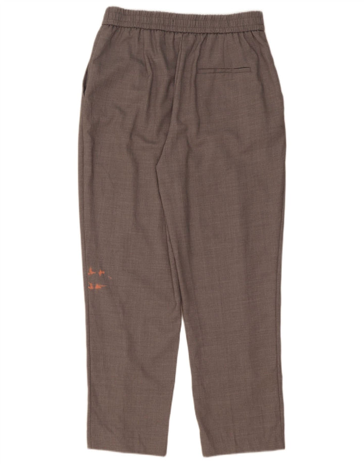 Calça Chino Cônica Feminina Zara Médio W28 L26 Poliéster Cinza