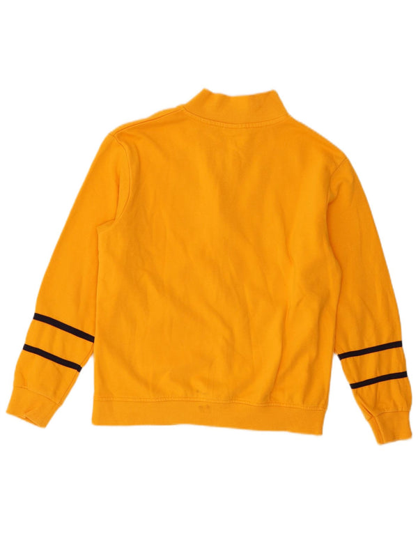 Jaqueta Diadora Boys Treino Top 9-10 Anos Grande Algodão Amarelo