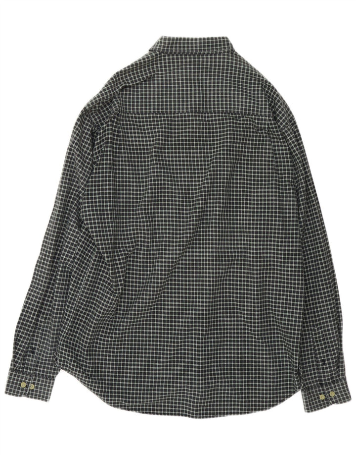 Camisa masculina Tom Tailor 2XL algodão xadrez verde