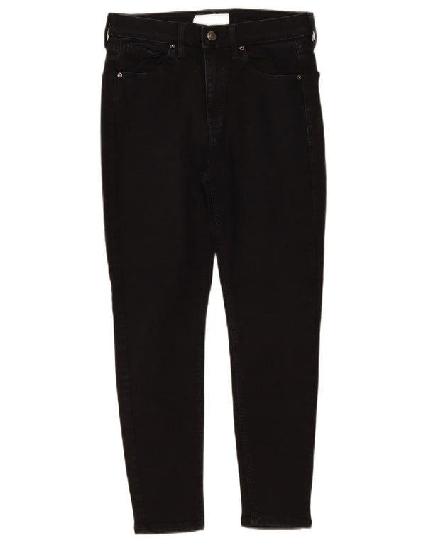 Jeans skinny feminino Topshop W28 L25 algodão preto