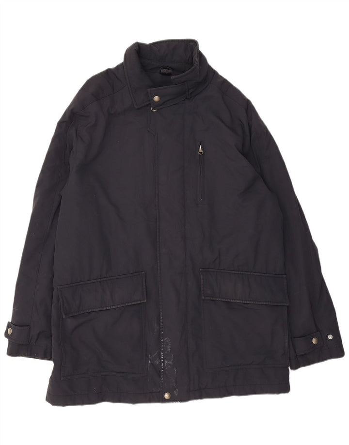 Jaqueta utilitária masculina Marks & Spencer UK 42 XL azul marinho