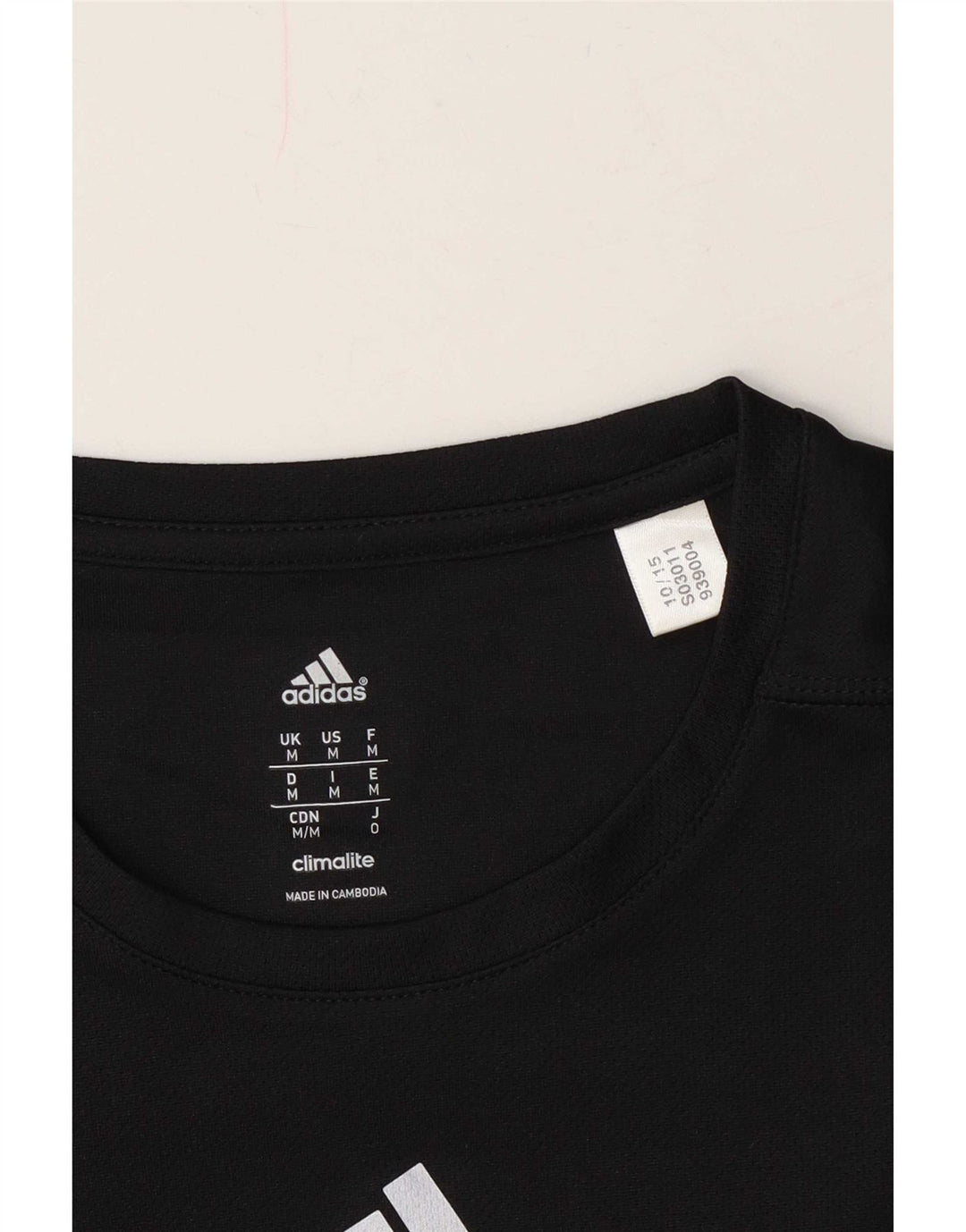 Camiseta Adidas Masculina Climalite Top Médio Preto