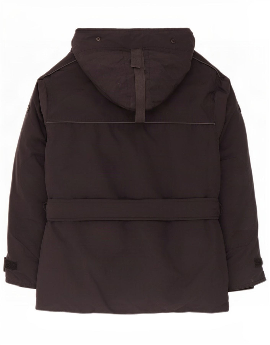 Jaqueta masculina acolchoada com capuz Canadiens UK 36 algodão preto pequeno