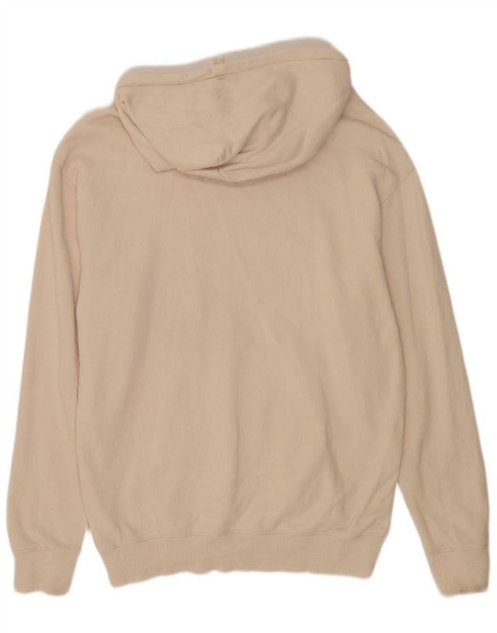 Reebok moletom com capuz masculino grande algodão branco