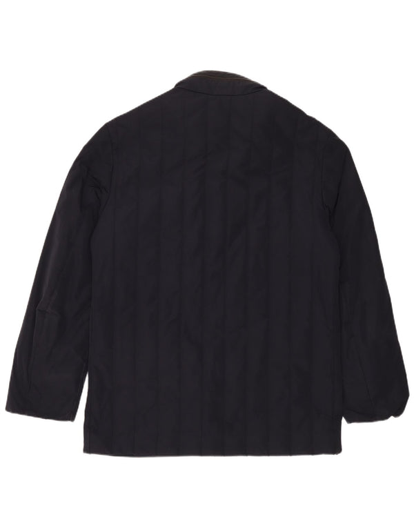 REFRIGIWEAR Mens Utility Jacket IT 50 Large Navy Blue Polyester