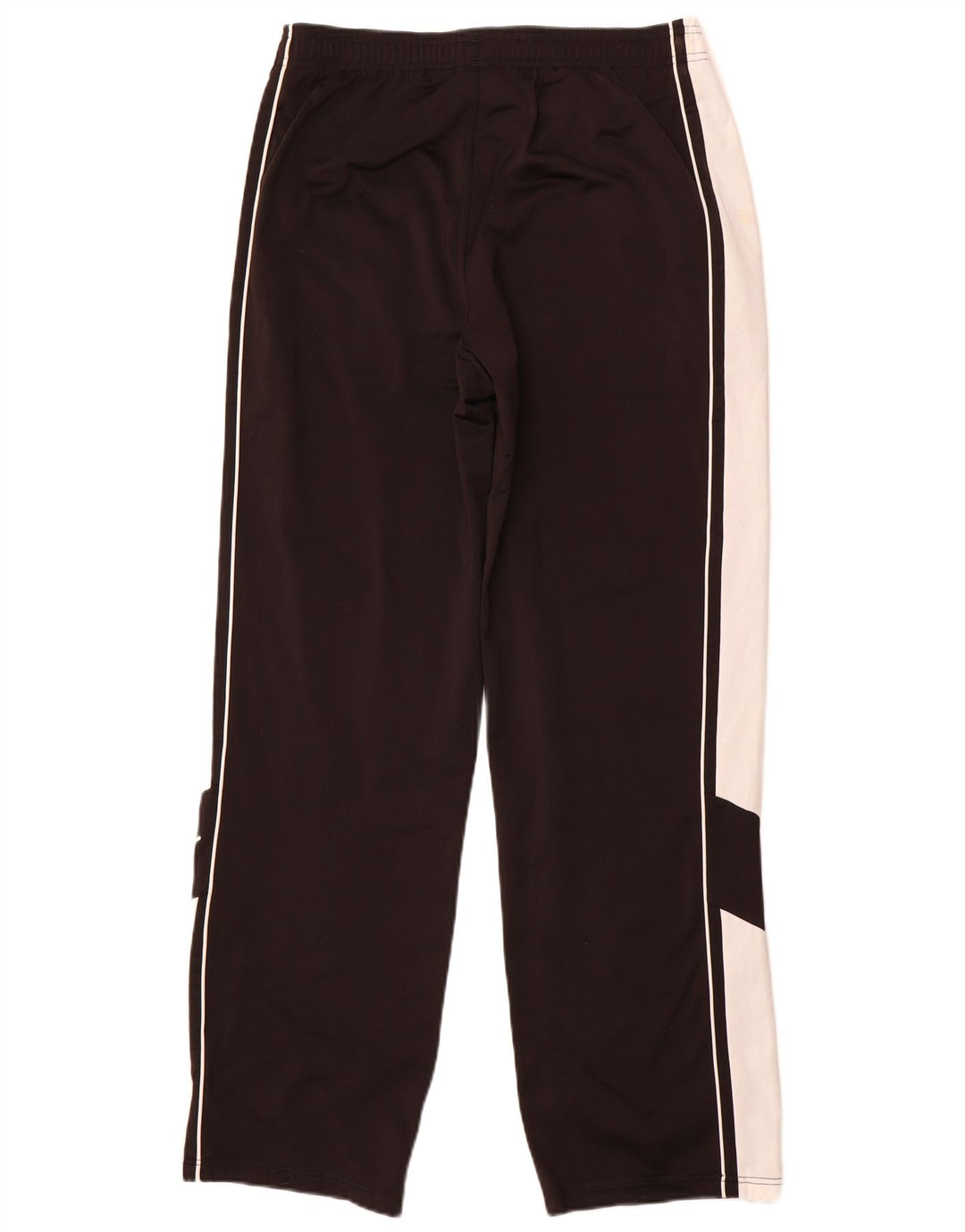 Calça de treino masculina PUMA grande poliéster colorblock preto