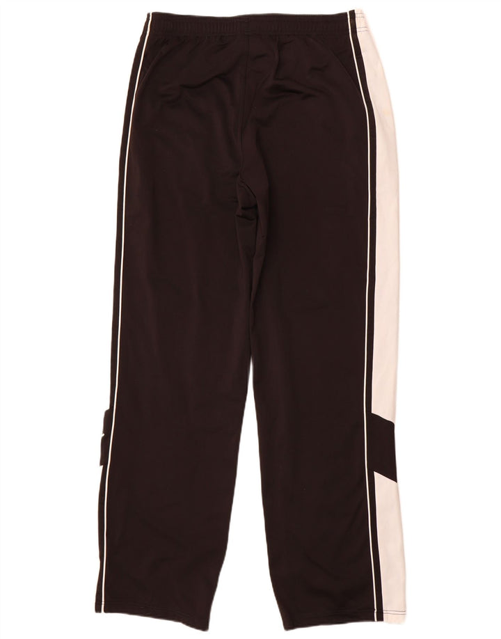 Calça de treino masculina PUMA grande poliéster colorblock preto